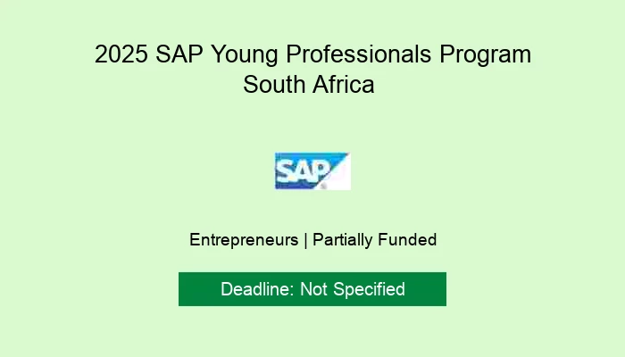 2025 SAP Young Professionals Program South Africa