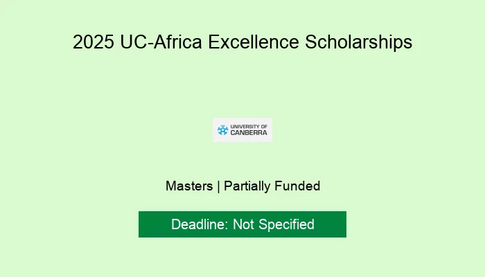 2025 UC-Africa Excellence Scholarships