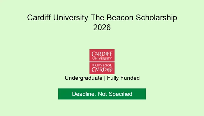 Cardiff University The Beacon Scholarship 2026