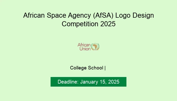 African Space Agency (AfSA) Logo Design Competition 2025