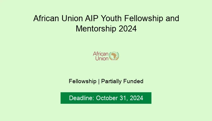 African Union AIP Youth Fellowship and Mentorship 2024