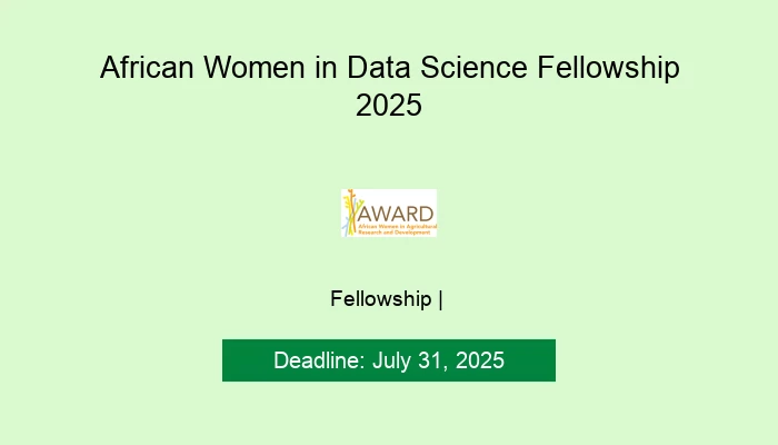 African Women in Data Science Fellowship 2025