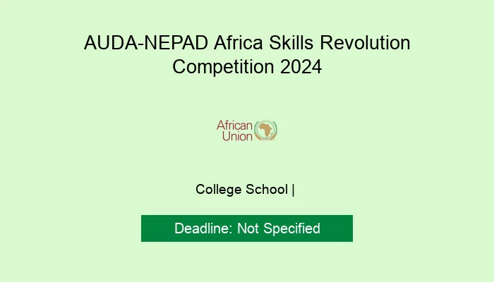 AUDA-NEPAD Africa Skills Revolution Competition 2024