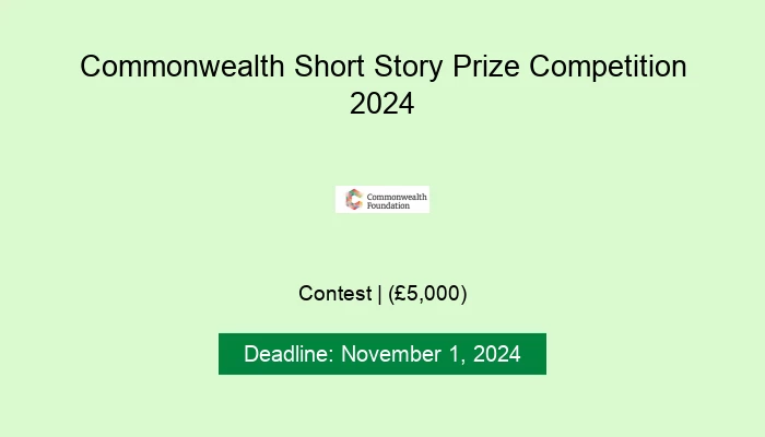 Commonwealth Short Story Prize Competition 2024