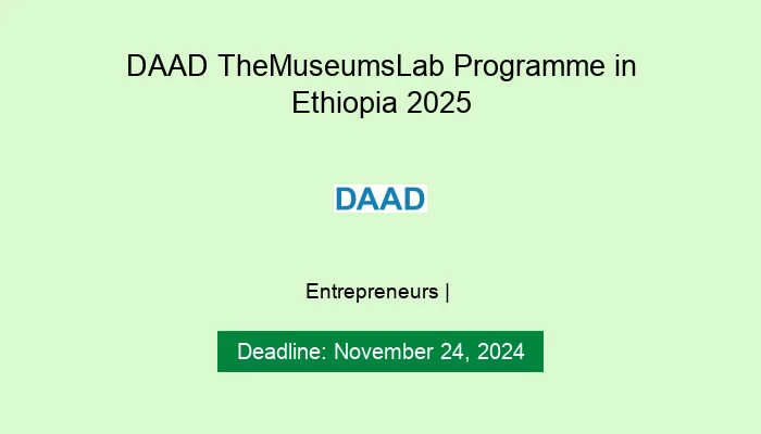 DAAD TheMuseumsLab Programme in Ethiopia 2025