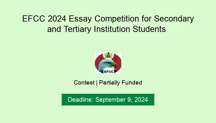 EFCC 2024 Essay Competition for Secondary and Tertiary Institution Students