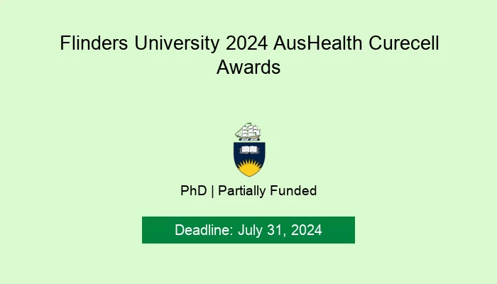 Flinders University 2024 AusHealth Curecell Awards