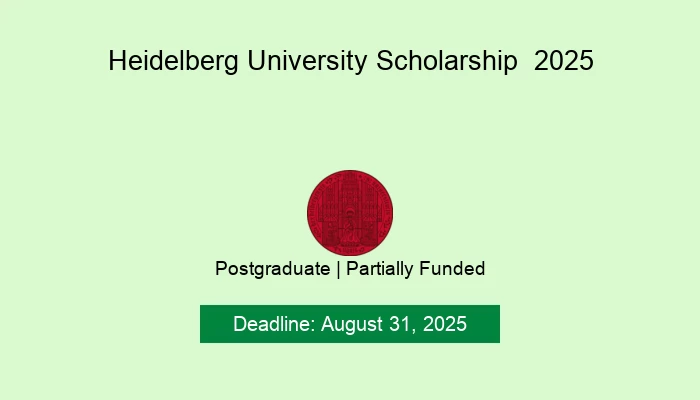 Heidelberg University Scholarship  2025