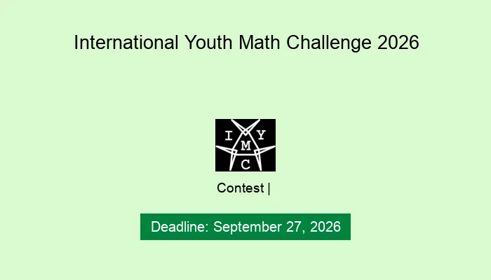 International Youth Math Challenge 2026