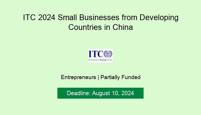 ITC 2024 Small Businesses from Developing Countries in China
