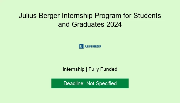 Julius Berger Internship Program for Students and Graduates 2024