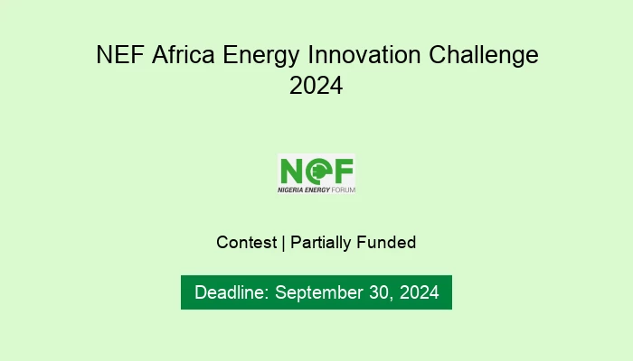 NEF Africa Energy Innovation Challenge 2024
