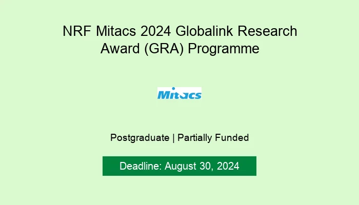 NRF Mitacs 2024 Globalink Research Award (GRA) Programme