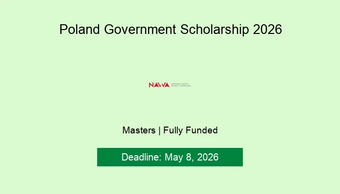 Poland Government Scholarship 2026