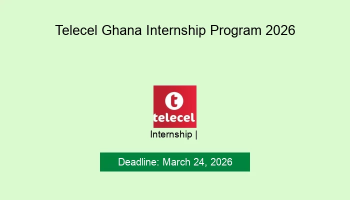 Telecel Ghana Internship Program 2026