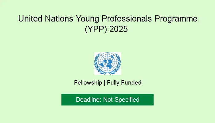 United Nations Young Professionals Programme (YPP) 2025