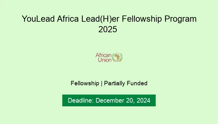 YouLead Africa Lead(H)er Fellowship Program 2025